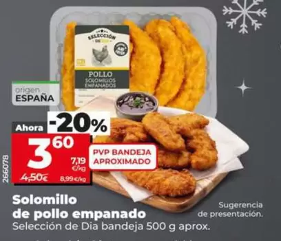 Seleccion De Dia - Solomillo De Pollo Empanado