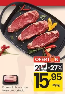 Entrecot De Vacuno Trozo Precortado