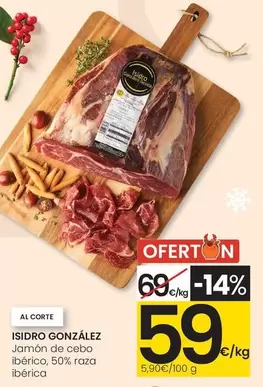 Isidro Gonzalez - Jamón De Cebo Ibérico, 50% Raza Ibérica 