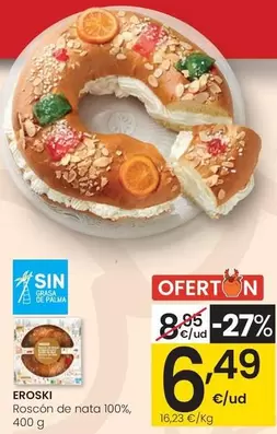Eroski - Roscón De Nata 100%
