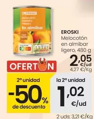 Eroski - Melocotón En Almíbar Ligero