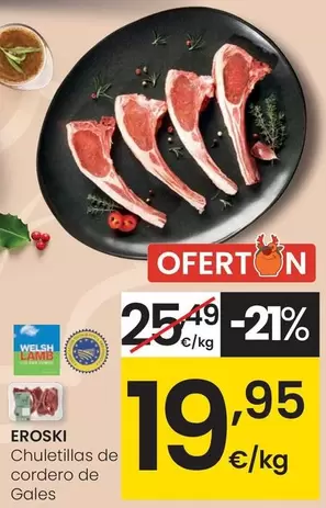 Eroski - Chuletillas De Cordero De Gales