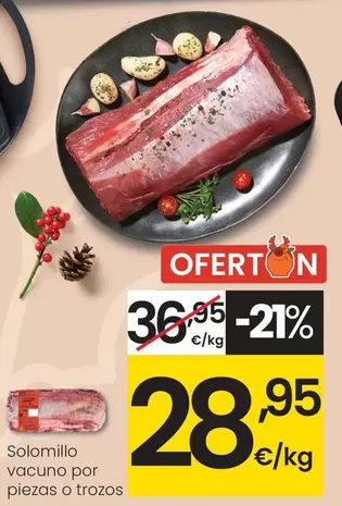 Solomillo Vacuno Por Piezas O Trozos