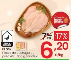 Eroski - Filetes De Pechuga De Pollo