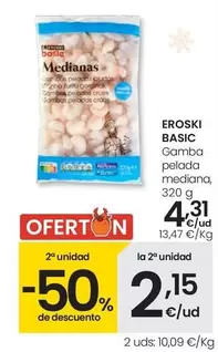 Eroski Basic - Gamba Pelada Mediana