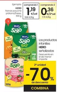 Hero - Nanos Pouche Plátano