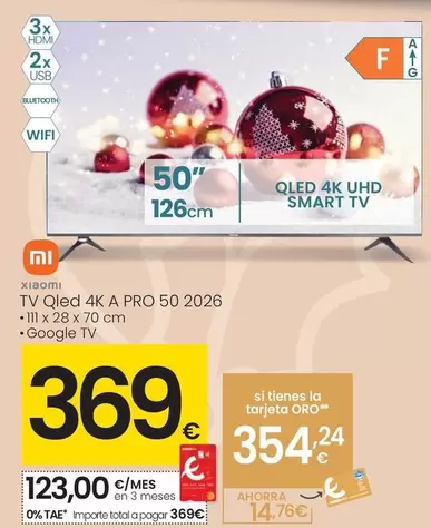 Xiaomi - Tv Qled 4K A Pro 50 2026