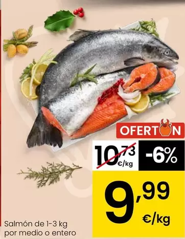 Salmón Medio O Entero 