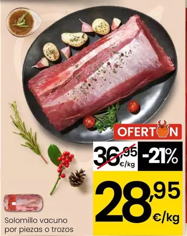 Solomillo Vacuno Por Piezas O Trozos