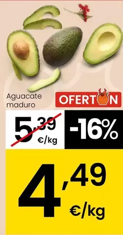 Aguacate Maduro