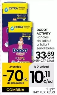 Dodot Activity - Pañales De Talla 3 A Talla 7 