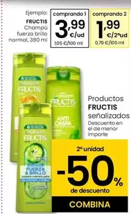Fructis - Champu Fuerza Brillo Normal