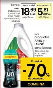 Ariel - Detergente Liquido Extra Poder Quitamanchas