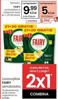 Fairy - Lavavajillas A Maquina Todo En 1