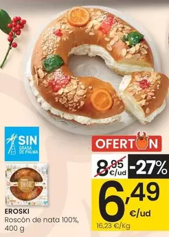 Eroski - Roscón De Nata 100%