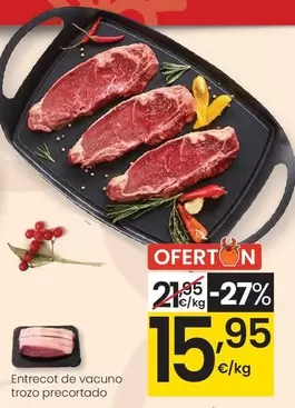 Entrecot De Vacuno Trozo Precortado