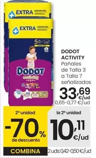 Dodot - Activity Panales De Talla 3 A Talla 7