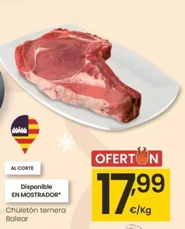 Chuletón Ternera Balear 