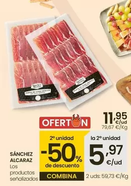 Sánchez Alcaraz - Los Productos