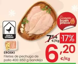 Eroski - Filetes De Pechuga De Pollo