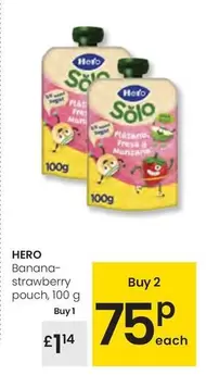 Hero - Banana-Strawberry Pouch