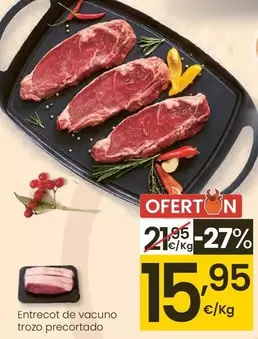 Entrecot De Vacuno Trozo Precortado