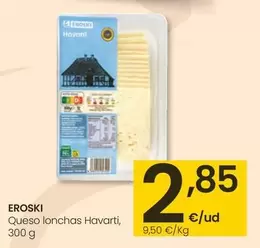 Eroski - Queso Lonchas Havarti