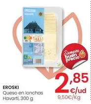 Eroski - Queso En Lonchas Havarti