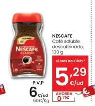 Nescafé - Cafe Soluble Descafeinado