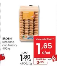 Eroski - Bizcocho Con Huevo