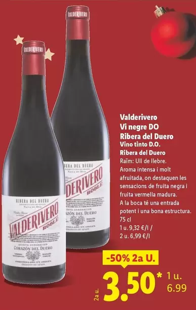 Valderivero - Vino Tinto D.O. Ribera Del Duero