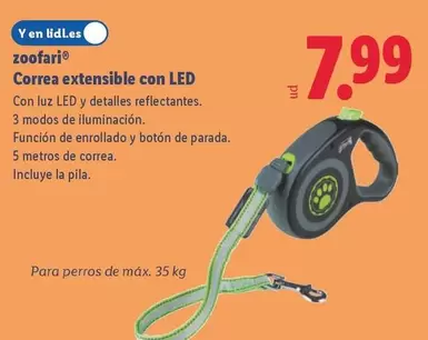 Zoofari - Correa Extensible Con Led