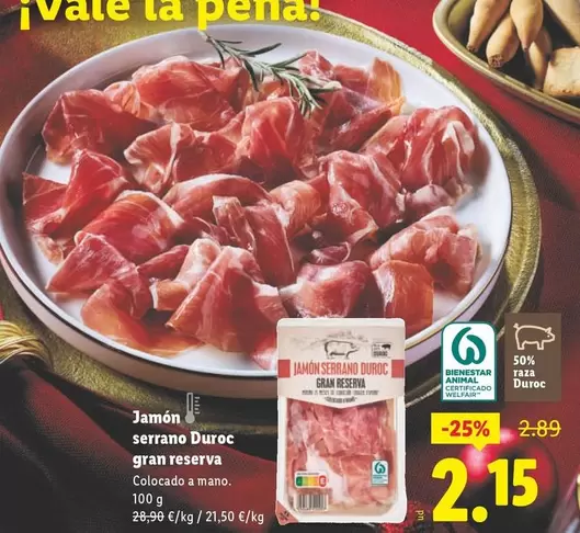 Jamon Serrano Duroc Gran Reserva