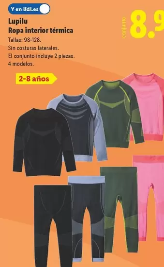 Lupilu - Ropa Interior Térmica