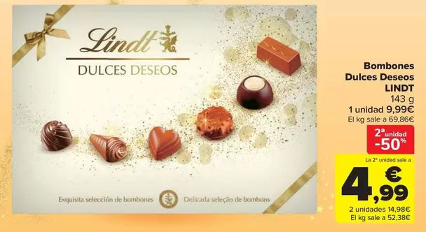 Lindt - Bombones Dulces Deseos
