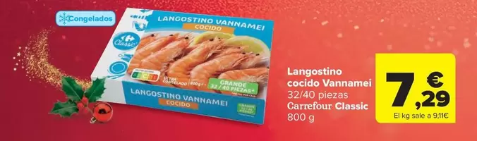 carrefour - Langostino Cocido Vannamei