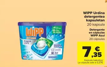 Wipp -  Urdina Detergentea