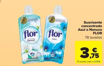 Flor - Suavizante Concentrado Azul O Nenuco