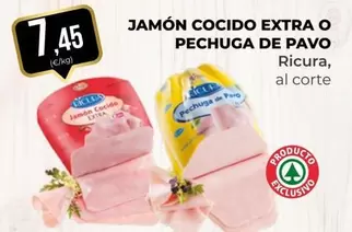 Ricura - Jamón Cocido Extra O Pechuga De Pavo