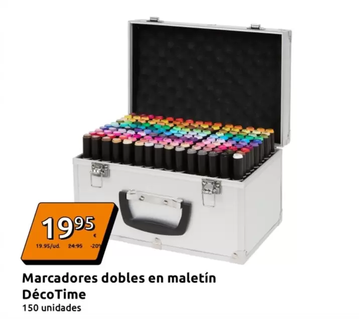Decotime - Marcadores Dobles En Maletin