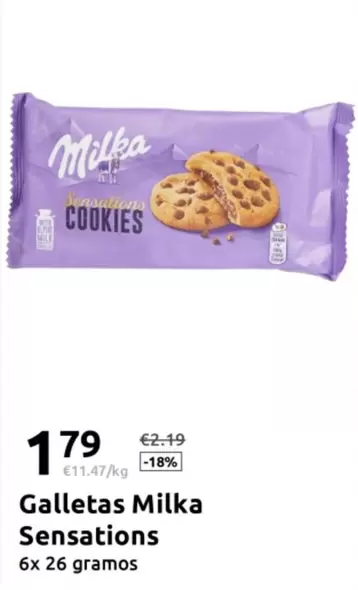 Milka - Galletas Sensations 