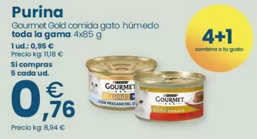 Purina - Gourmet Gold Comida Gato Humedo Toda La Gama