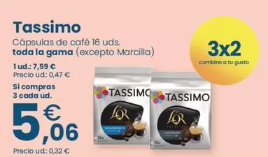 Tassimo - Cápsulas De Café 16 Uds.