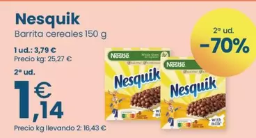 Nesquik - Barrita Cereales