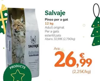 Salvaje - Pinso Per A Gat