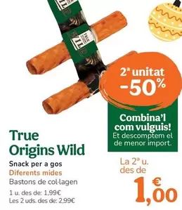 True Origins - Wild Snack Per A Gos