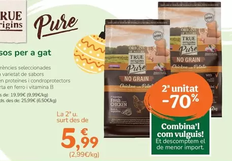 True Origins - Piensos Per A Gat