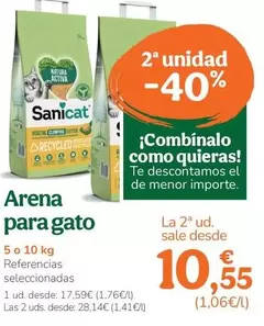 Natura - Arena Para Gato
