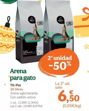 Tk-Pet - Arena Para Gato