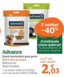 Affinity - Advance Snack Funcionales Para Perro